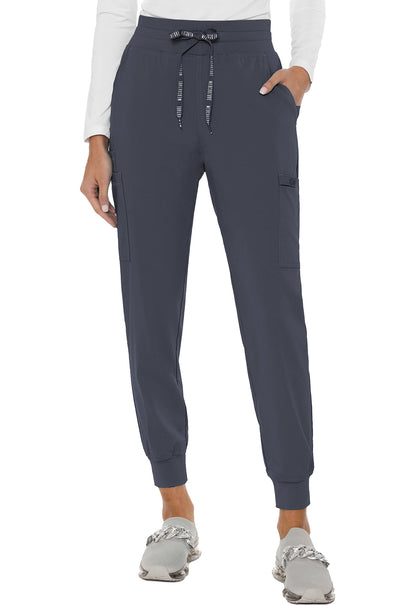 Touch MC7705 Double Cargo Jogger Pewter Model Image Front | Med Couture