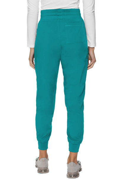 Touch MC7705 Double Cargo Jogger Teal Model Image Back | Med Couture