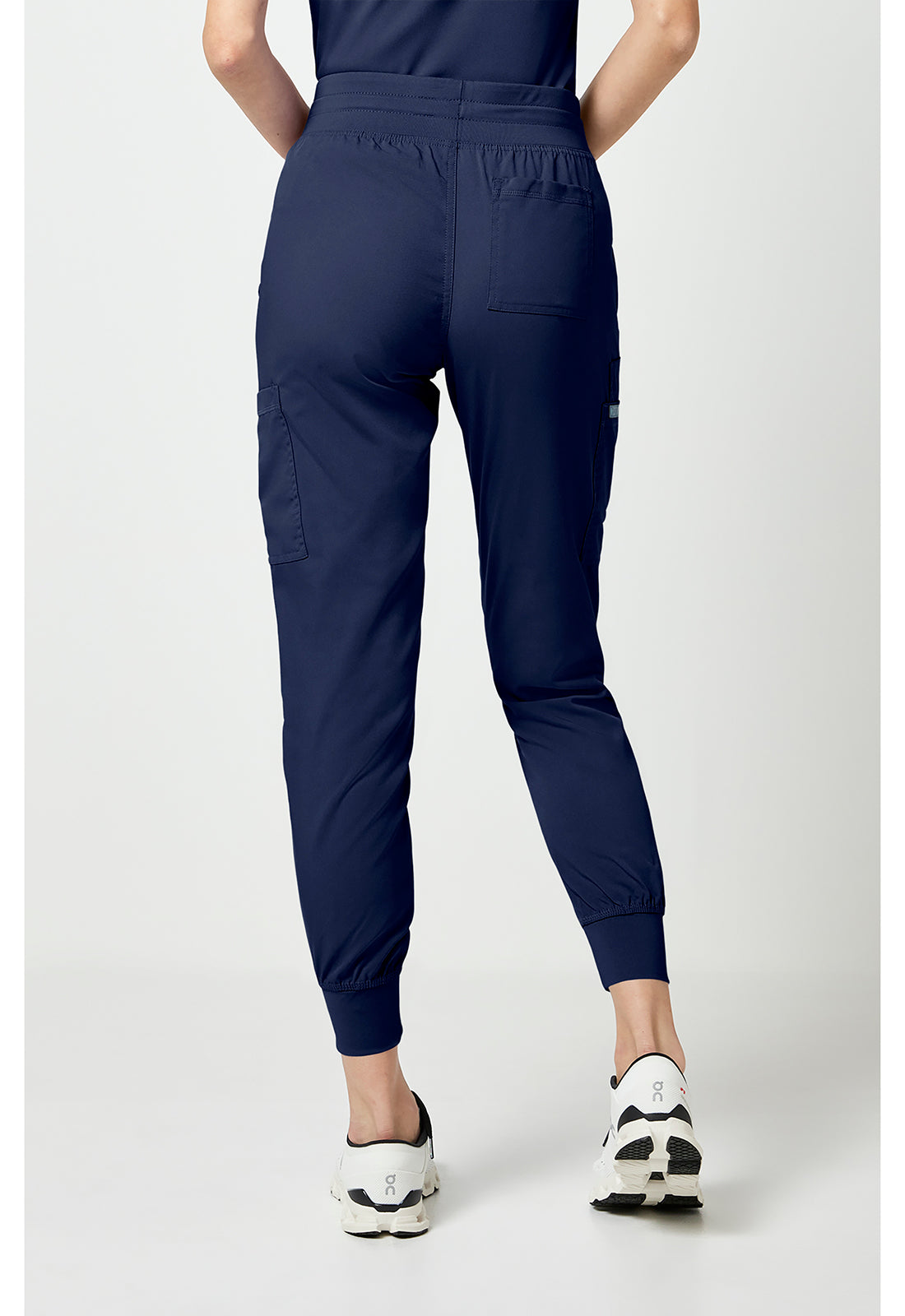 Touch MC7705 Women's Double Cargo Scrub Joggers Navy