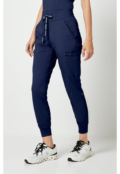 Touch MC7705 Women's Double Cargo Scrub Joggers Navy