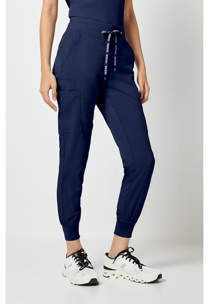 Touch MC7705 Women's Double Cargo Scrub Joggers Navy