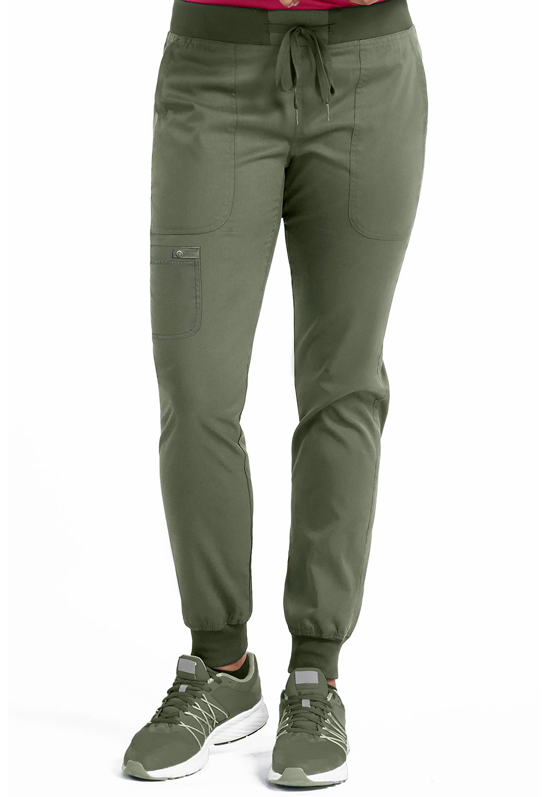 Touch MC7710 Jogger Yoga Pants Olive