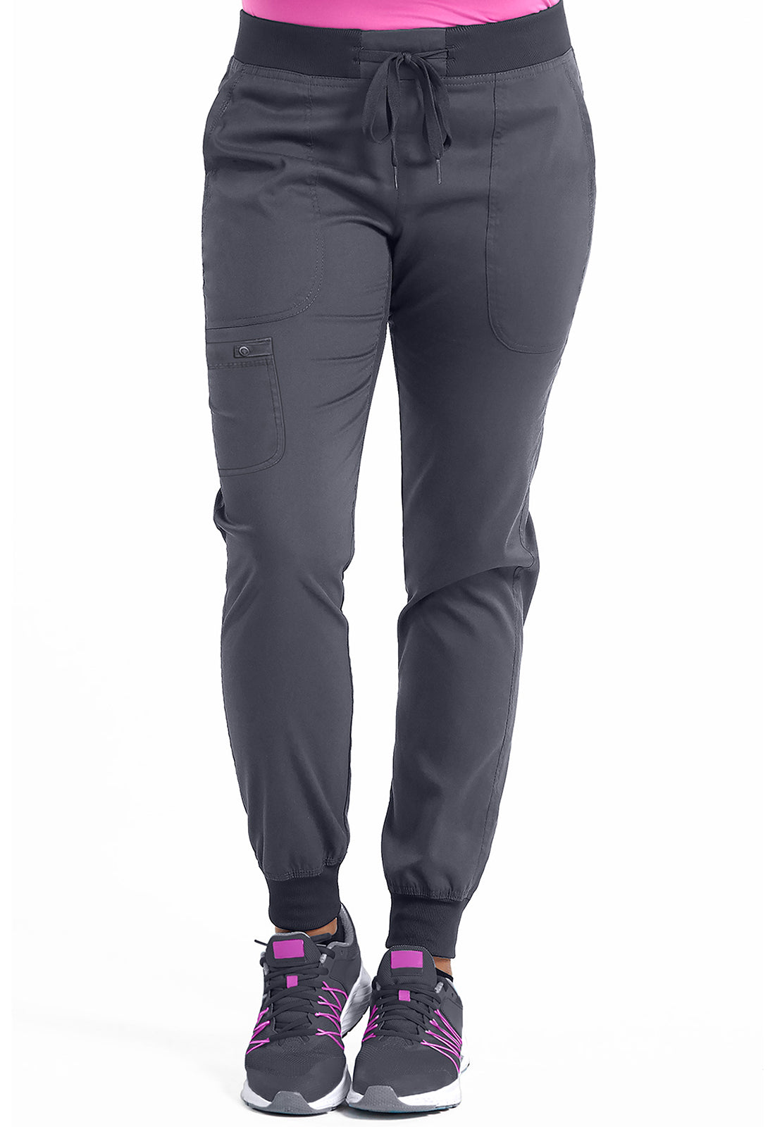 Touch MC7710 Jogger Yoga Pants Pewter