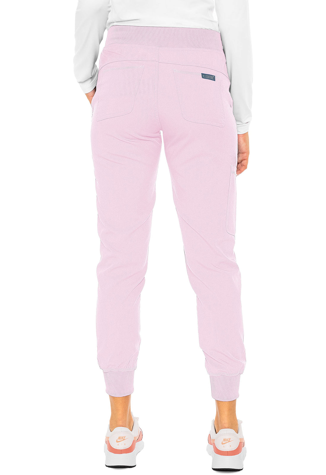 Touch MC7710 Jogger Yoga Pants Ice Pink Model Image Back | Med Couture