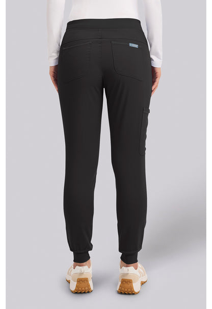 Touch MC7710 Women's Scrub Joggers Yoga Scrub Pants Black