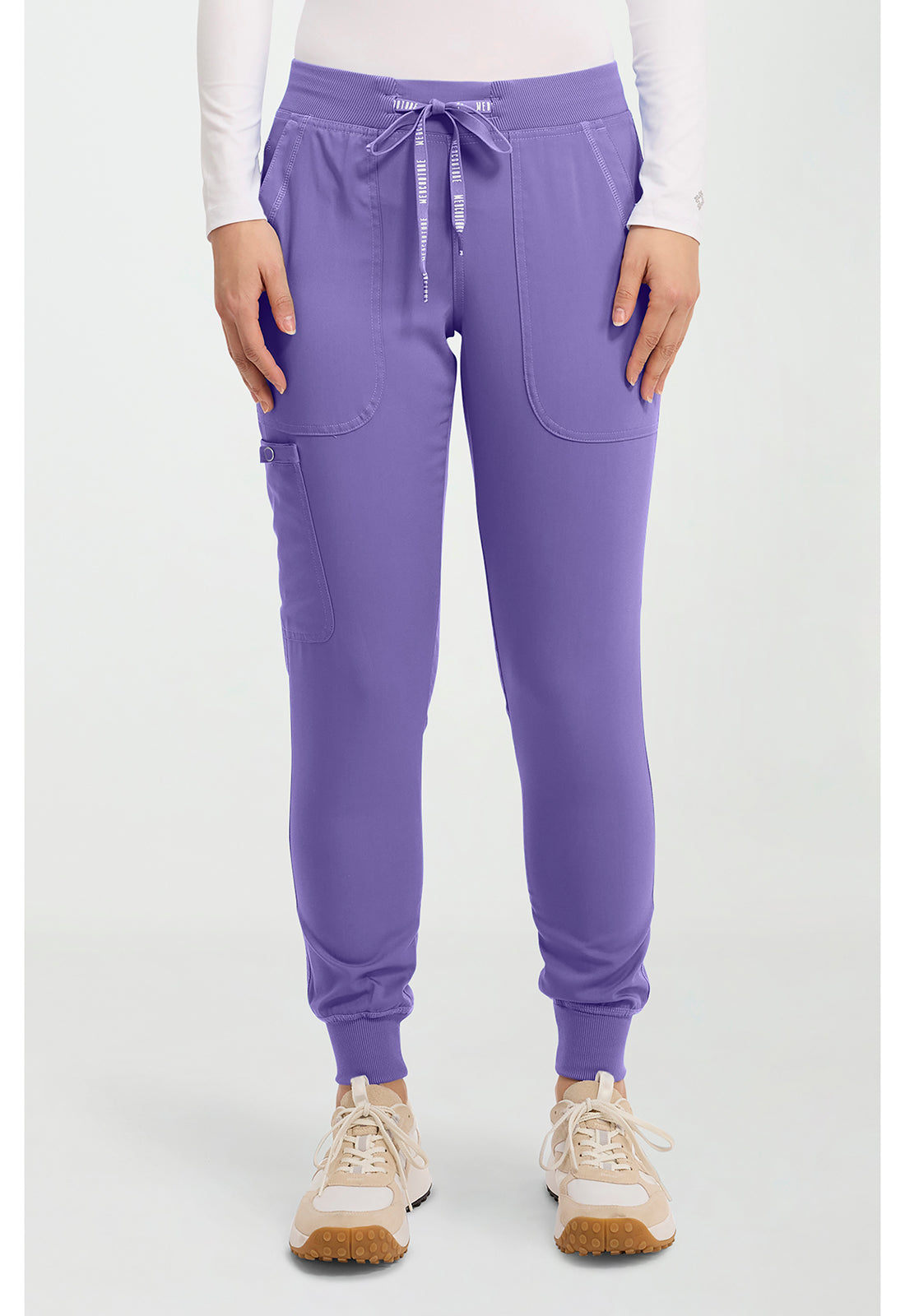 Touch MC7710 Women's Scrub Joggers Yoga Scrub Pants Electric Lavender