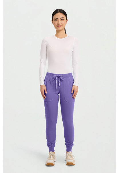 Touch MC7710 Women's Scrub Joggers Yoga Scrub Pants Electric Lavender