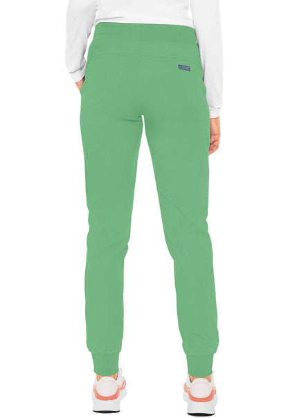 Touch MC7710 Jogger Yoga Pants Kiwi Lime Model Image Back | Med Couture