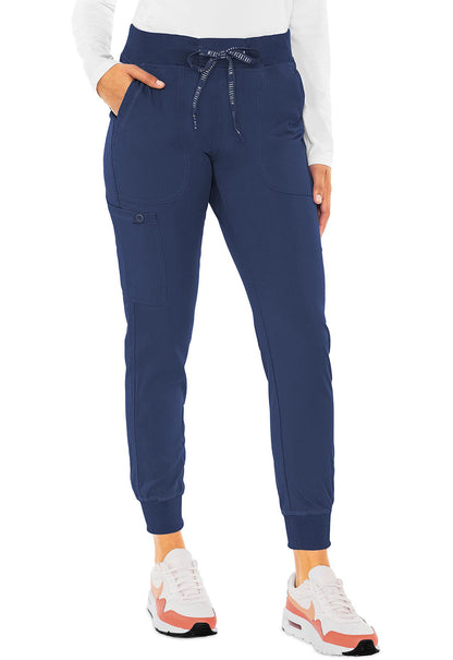 Touch MC7710 Women's Scrub Joggers Yoga Scrub Pants Navy
