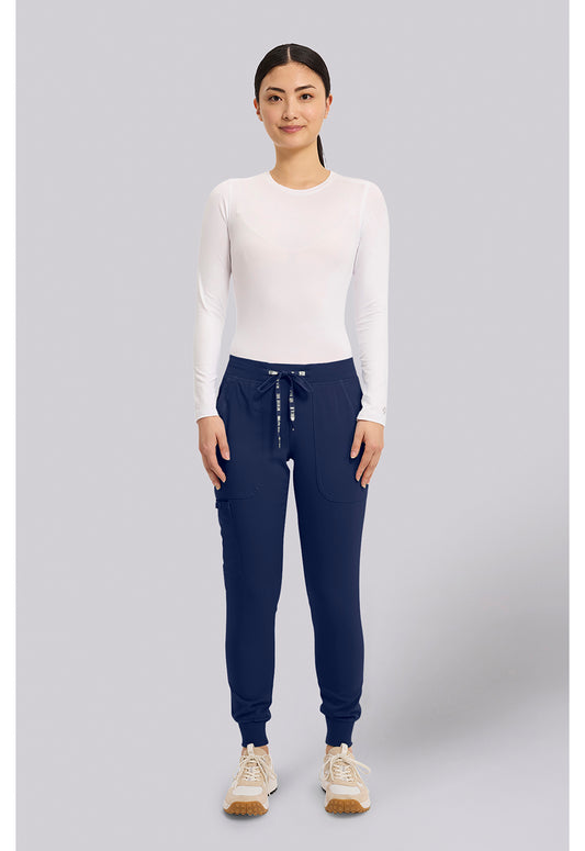 Touch MC7710 Women's Scrub Joggers Yoga Scrub Pants Navy