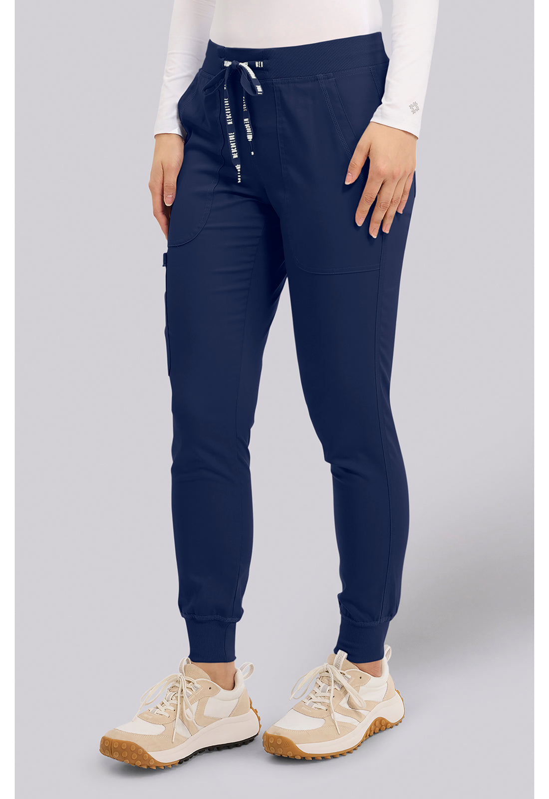 Touch MC7710 Women's Scrub Joggers Yoga Scrub Pants Navy