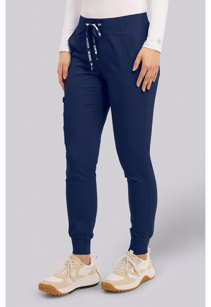 Touch MC7710 Women's Scrub Joggers Yoga Scrub Pants Navy