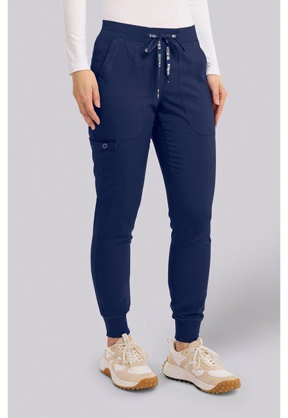 Touch MC7710 Women's Scrub Joggers Yoga Scrub Pants Navy