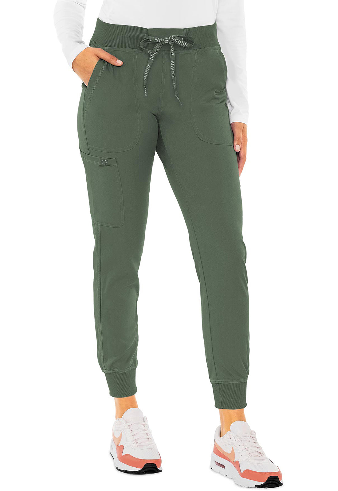 Touch MC7710 Jogger Yoga Pants Olive