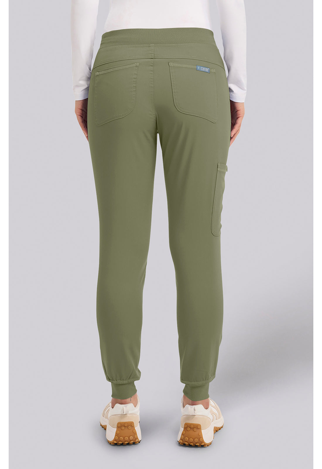 Touch MC7710 Women's Scrub Joggers Yoga Scrub Pants Olive