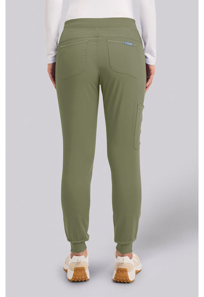Touch MC7710 Women's Scrub Joggers Yoga Scrub Pants Olive
