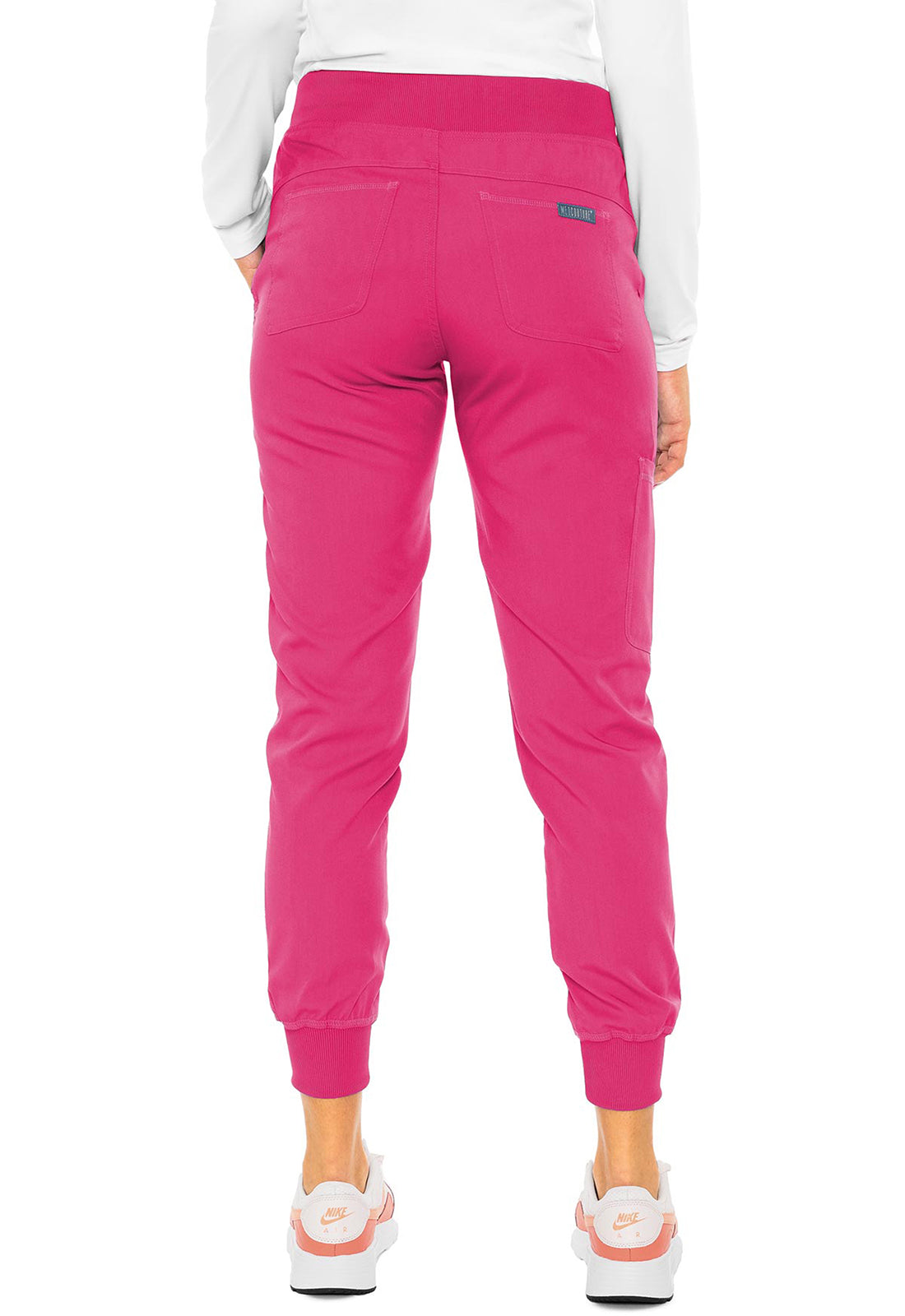 Touch MC7710 Women's Scrub Joggers Yoga Scrub Pants Pink Punch