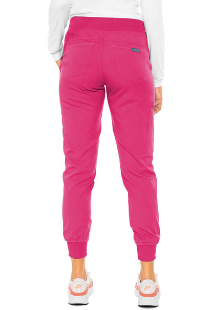 Touch MC7710 Women's Scrub Joggers Yoga Scrub Pants Pink Punch