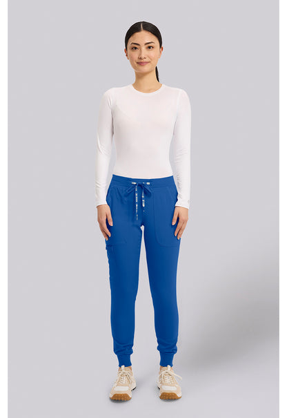 Touch MC7710 Women's Scrub Joggers Yoga Scrub Pants Royal