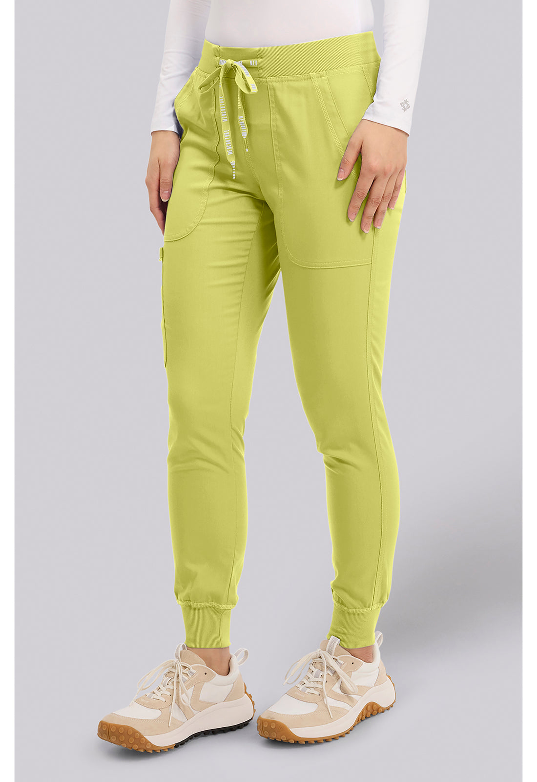 Touch MC7710 Women's Scrub Joggers Yoga Scrub Pants Wasabi