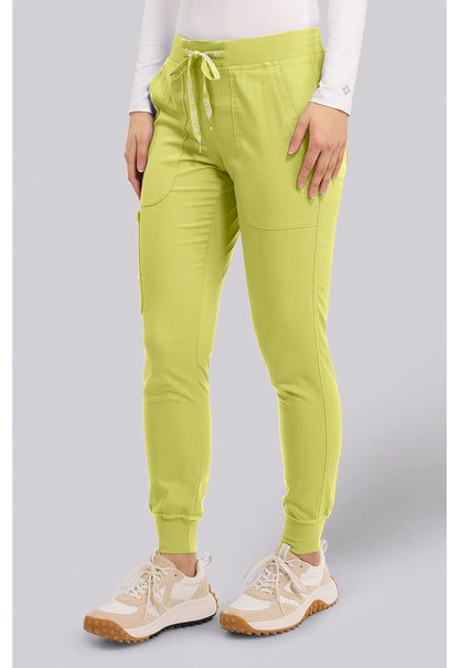 Touch MC7710 Women's Scrub Joggers Yoga Scrub Pants Wasabi