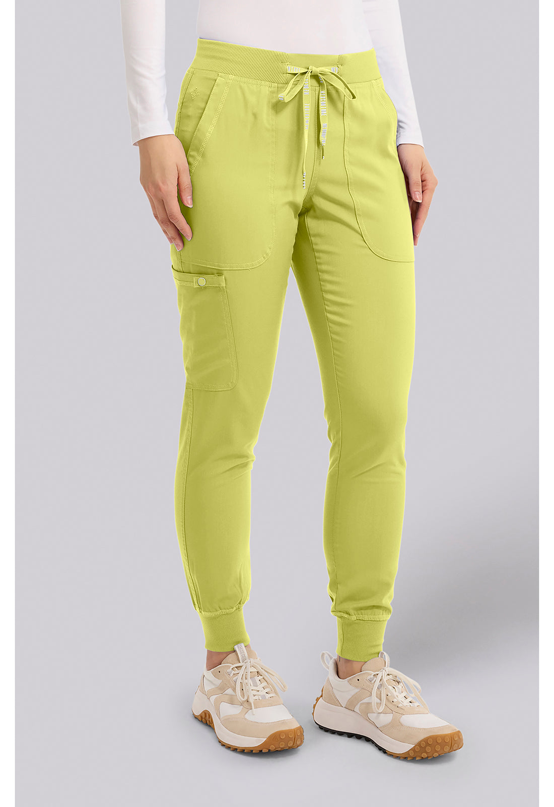 Touch MC7710 Women's Scrub Joggers Yoga Scrub Pants Wasabi