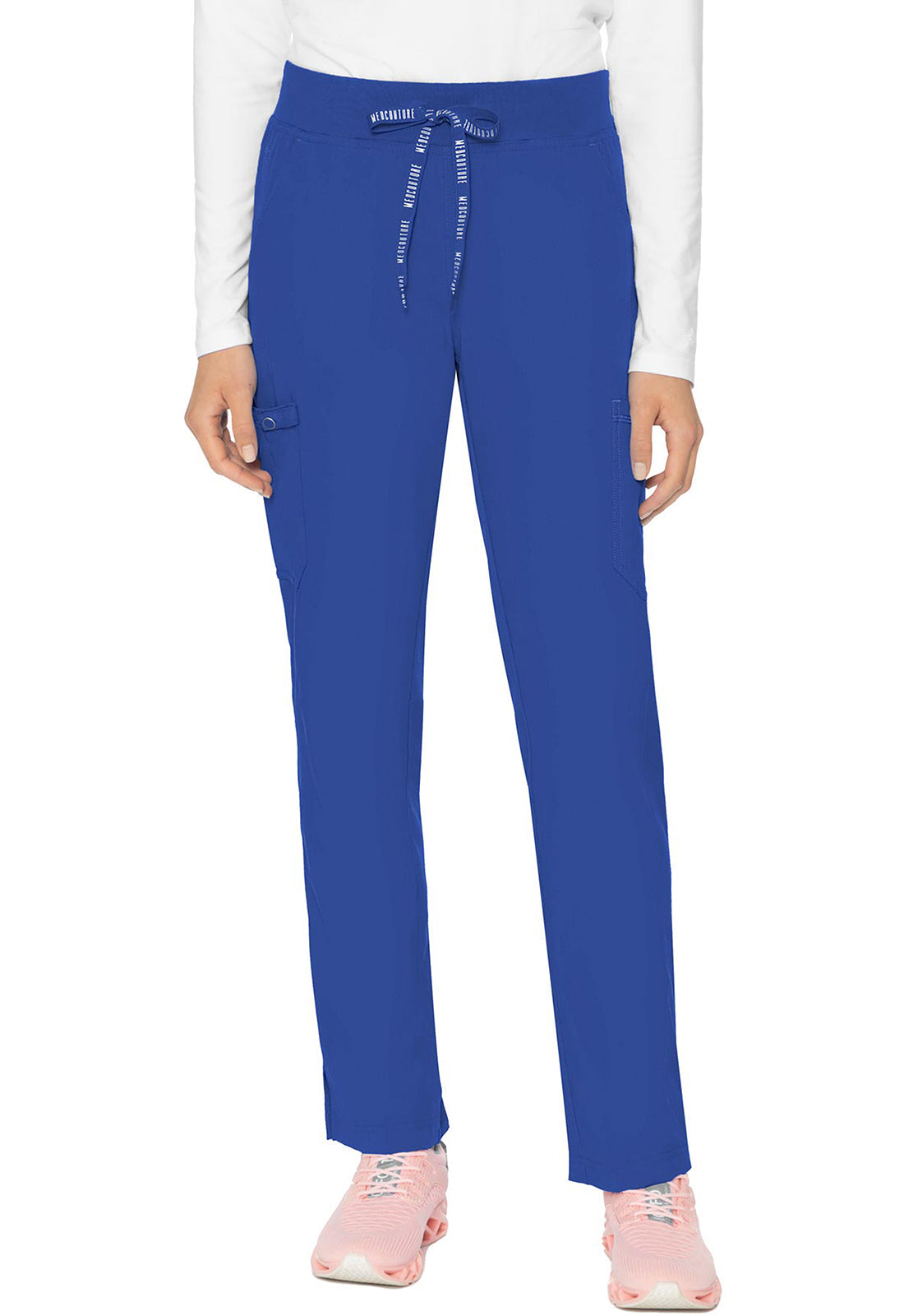 Touch MC7725 Women's Jersey Waist Yoga Scrub Pants image 5