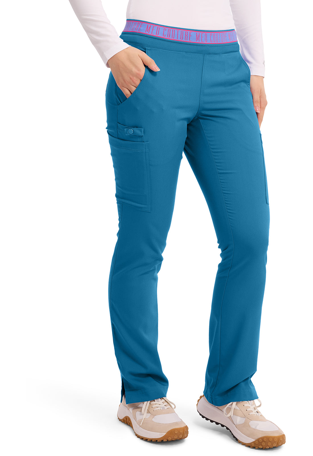 Touch MC7739 Yoga 2 Cargo Pocket Pants Mali-Blue Shore