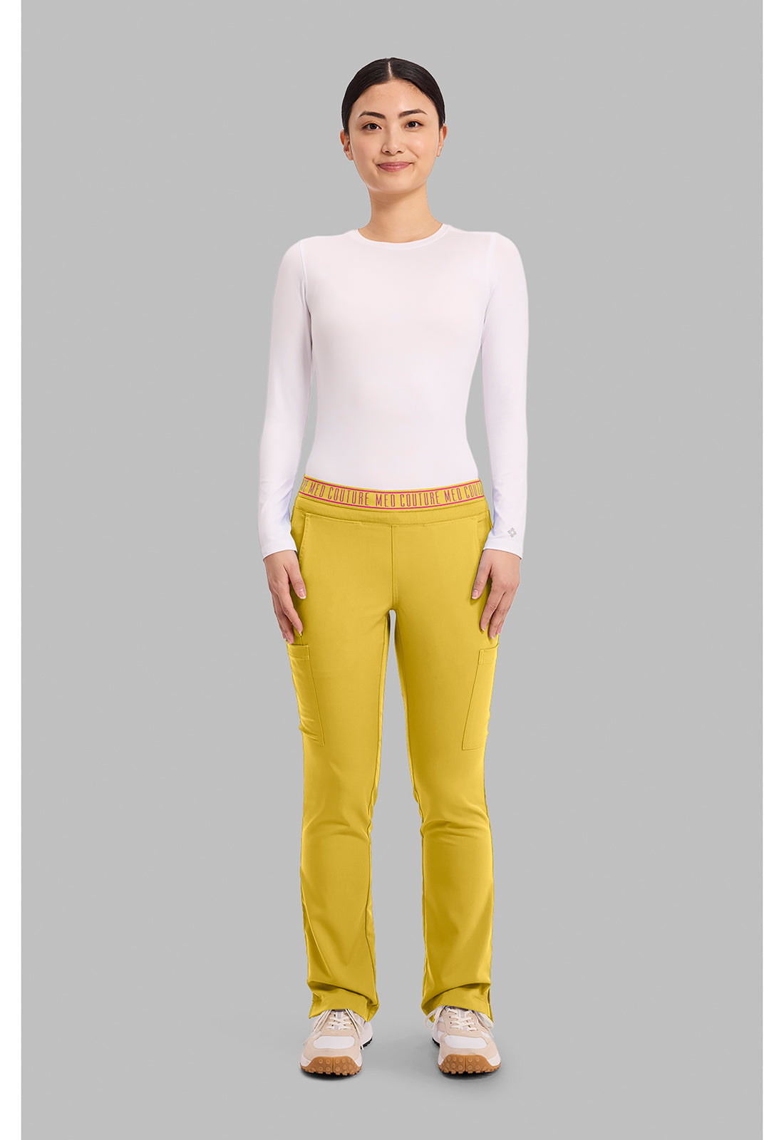 Touch MC7739 Women's Yoga 2 Cargo Pocket Scrub Pants image 2