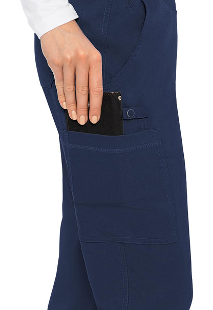 Touch MC7739 Women's Yoga 2 Cargo Pocket Scrub Pants Navy