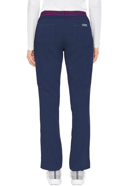 Touch MC7739 Women's Yoga 2 Cargo Pocket Scrub Pants Navy