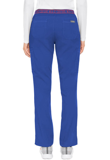 Touch MC7739 Women's Yoga 2 Cargo Pocket Scrub Pants Royal