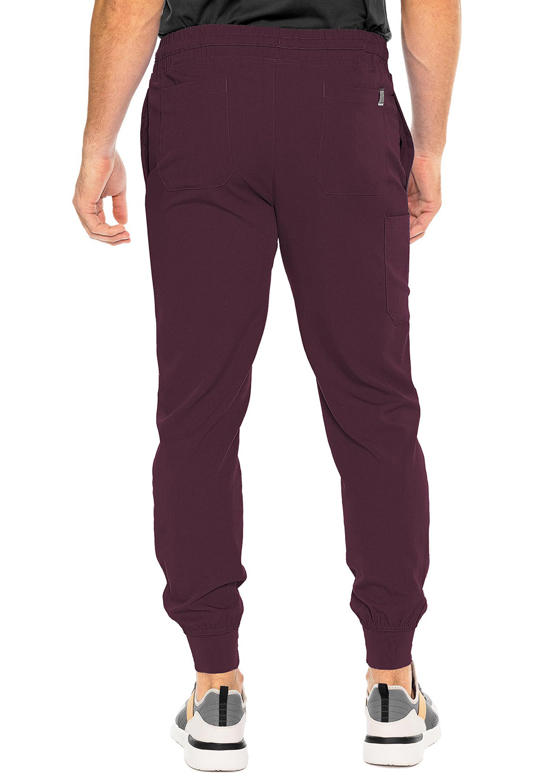 Touch MC7777 Bowen Jogger Wine Model Image Back | Rothwear