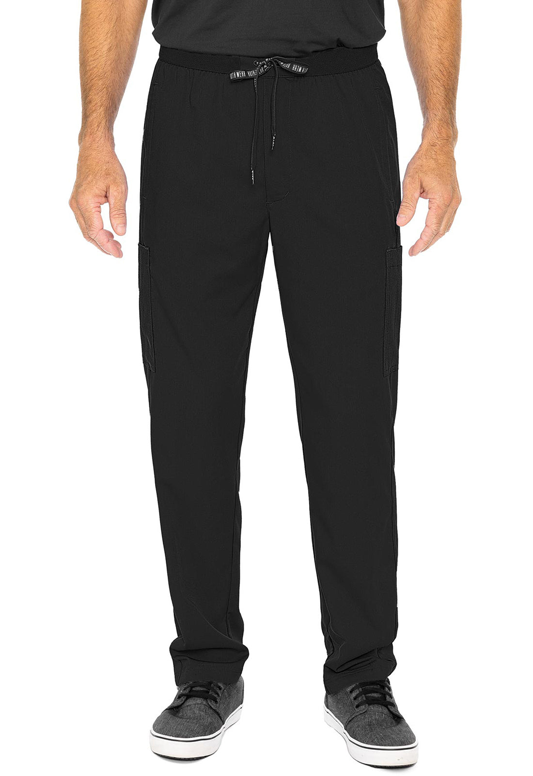 Touch MC7779 Hutton Straight Leg Black Model Image Front | Rothwear