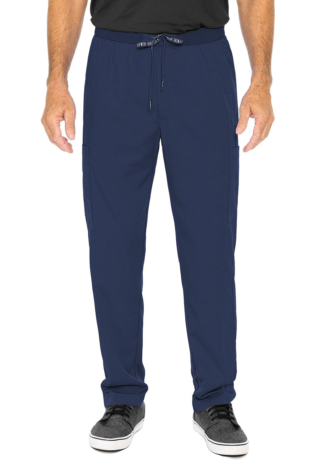 Touch MC7779 Hutton Straight Leg Navy Model Image Front | Rothwear