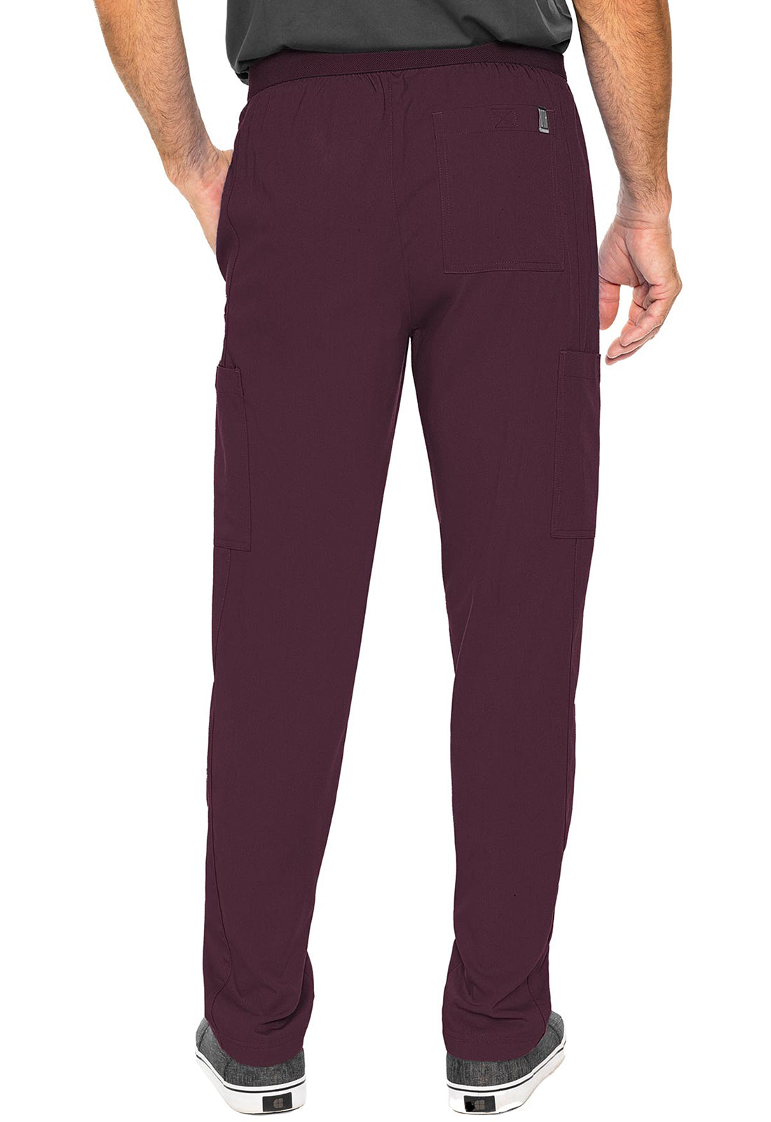 Touch MC7779 Hutton Straight Leg Wine Model Image Back | Rothwear