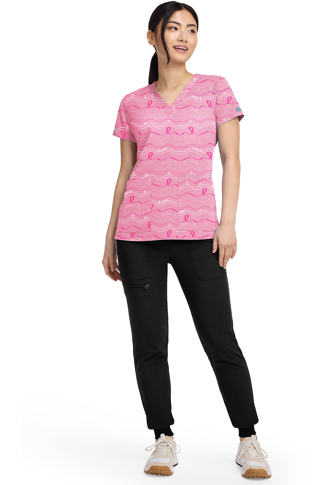 Prints MC8564 V-Neck Print Top In The Loop