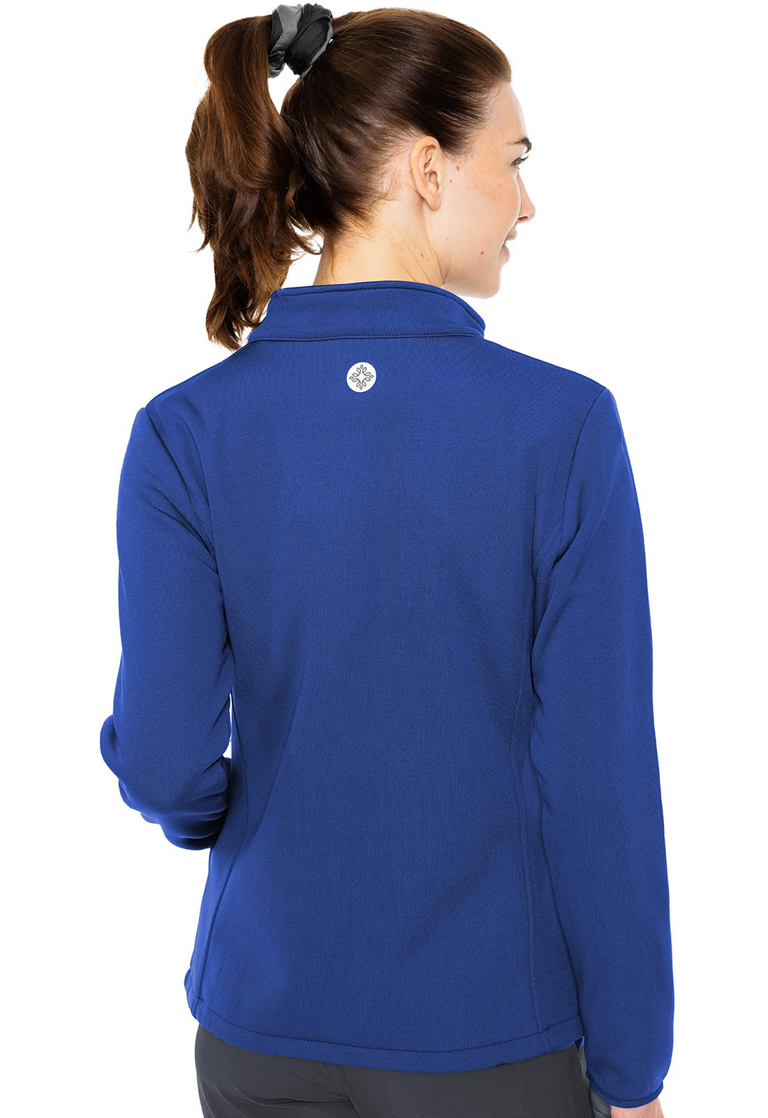 Layers MC8684 Performance Fleece Jacket Royal Model Image Back | Med Couture