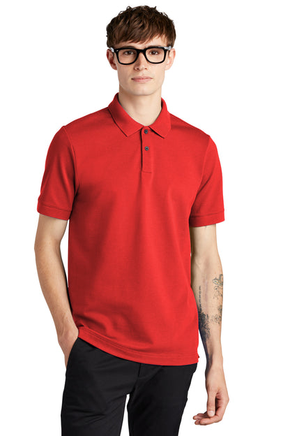 Mercer+Mettle Stretch Heavyweight Pique Polo MM1000 Apple Red
