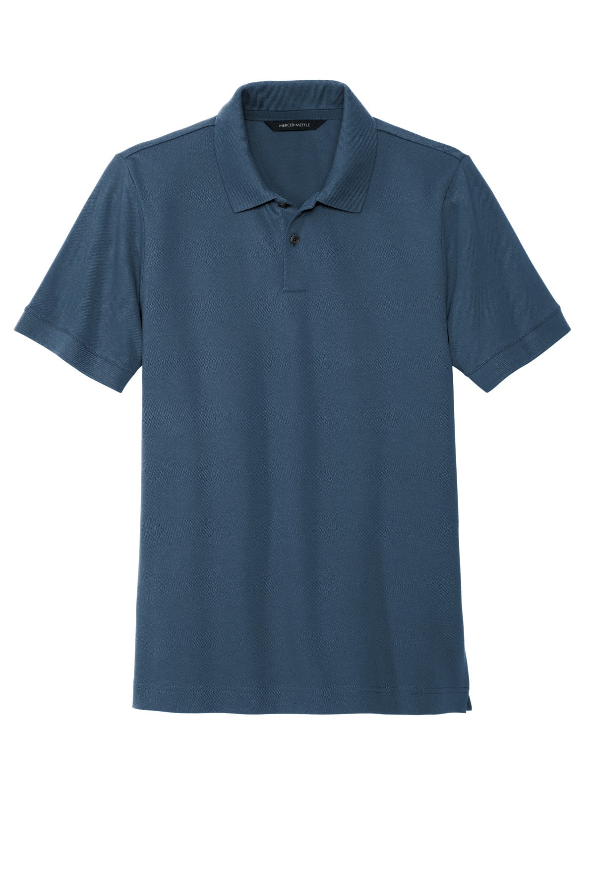 Mercer+Mettle Stretch Heavyweight Pique Polo MM1000 Insignia Blue