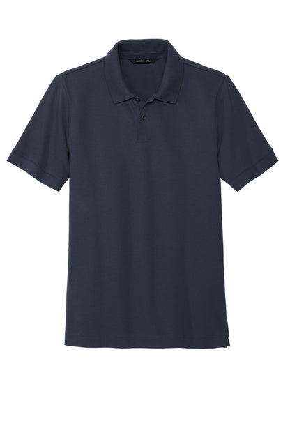 Mercer+Mettle Stretch Heavyweight Pique Polo MM1000 Night Navy