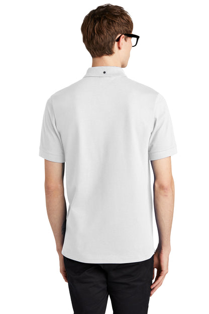 Mercer+Mettle Stretch Heavyweight Pique Polo MM1000 White