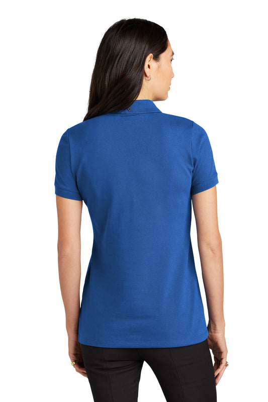 Mercer+Mettle Women's Stretch Heavyweight Pique Polo MM1001 Blue Note