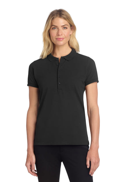 Mercer+Mettle Women's Stretch Heavyweight Pique Polo image 1