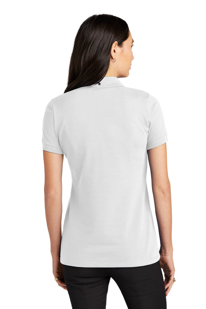 Mercer+Mettle Women's Stretch Heavyweight Pique Polo MM1001 White