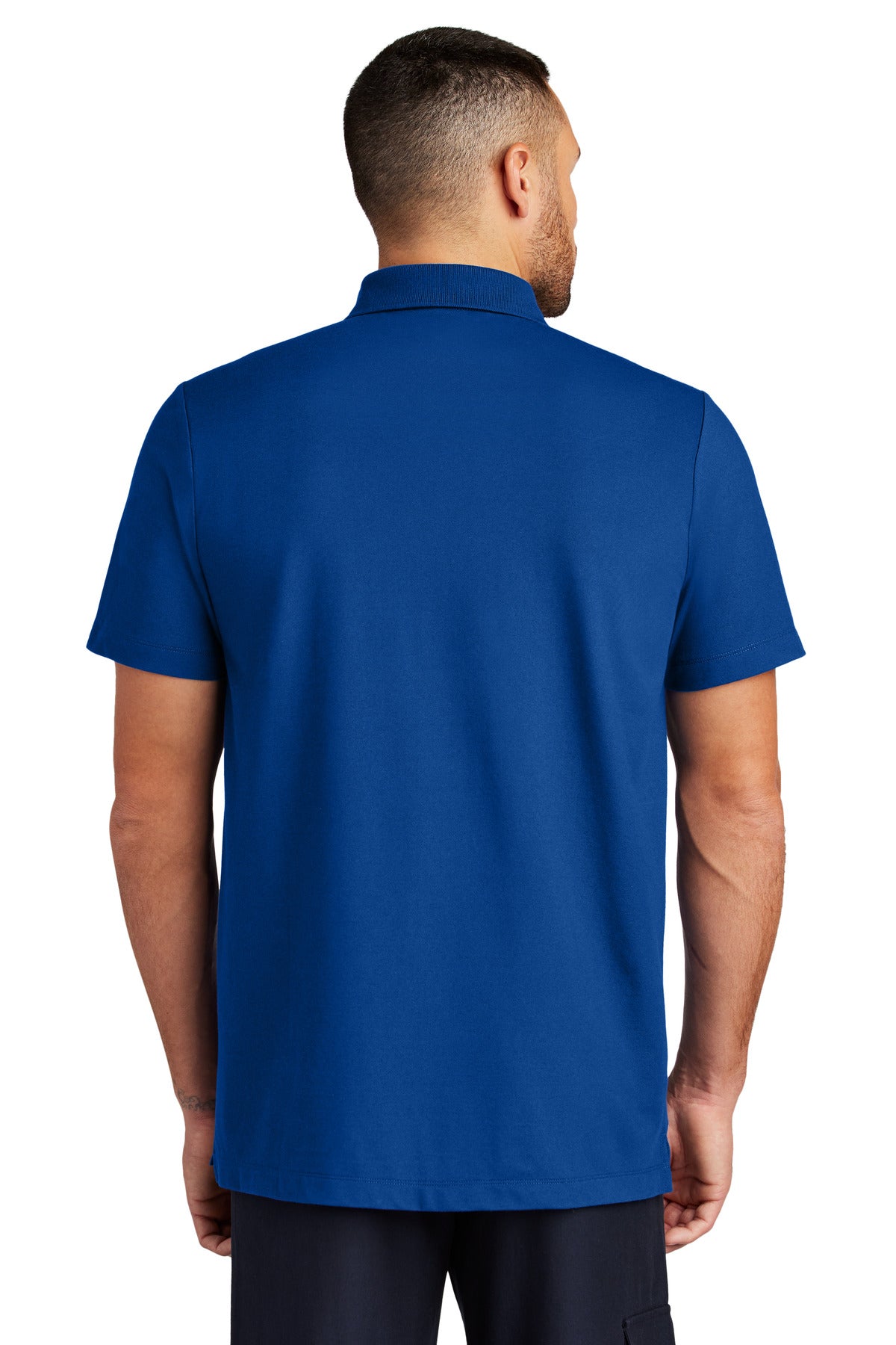 Mercer+Mettle Stretch Pique Polo MM1004 Blue Note