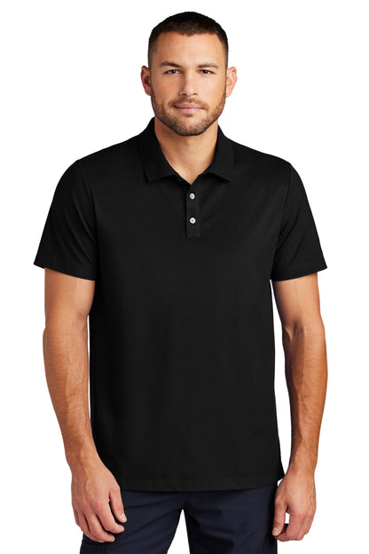Mercer+Mettle Stretch Pique Polo MM1004 Deep Black