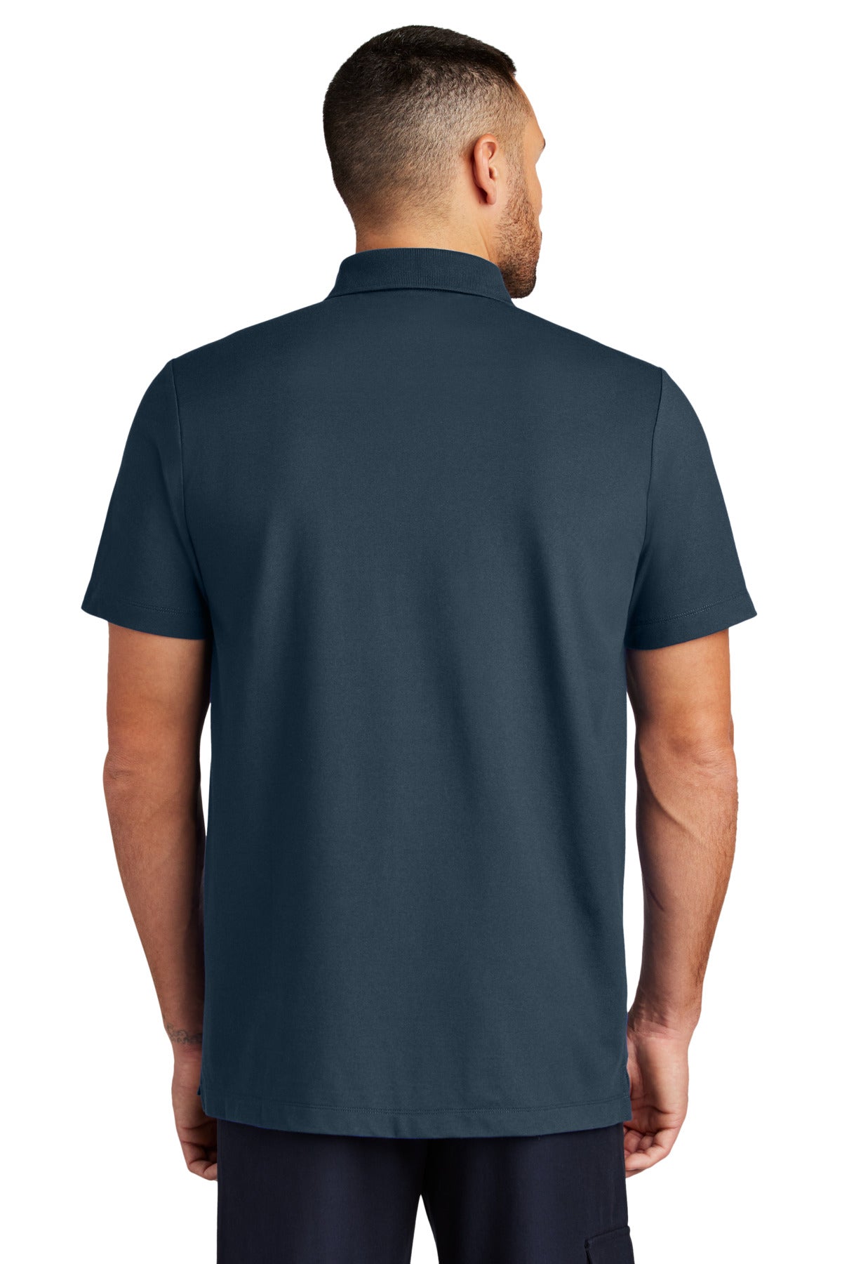 Mercer+Mettle Stretch Pique Polo MM1004 Night Navy