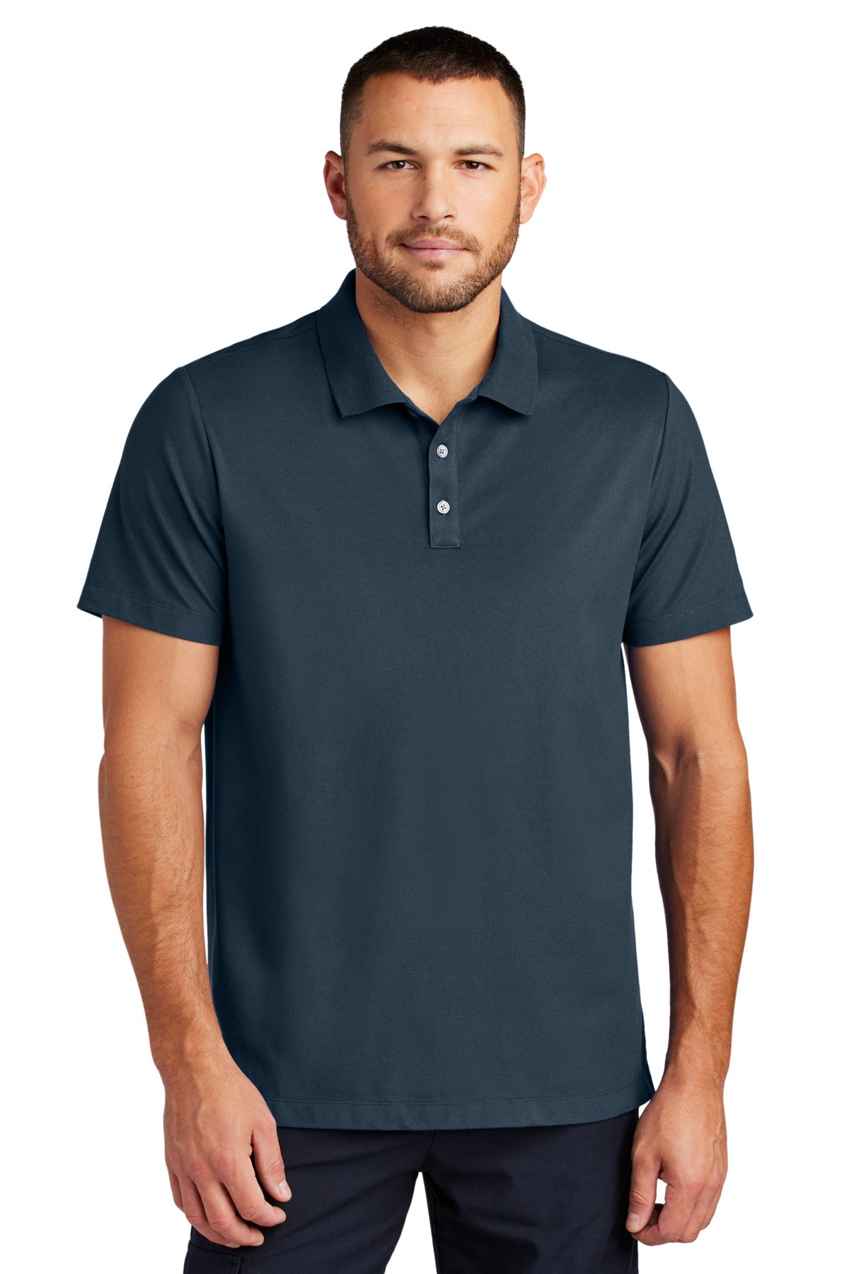 Mercer+Mettle Stretch Pique Polo MM1004 Night Navy