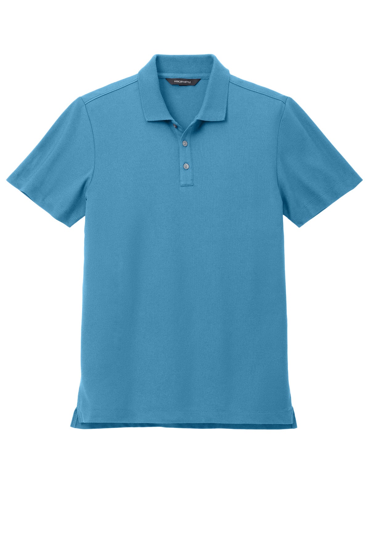 Mercer+Mettle Stretch Pique Polo MM1004 Parisian Blue